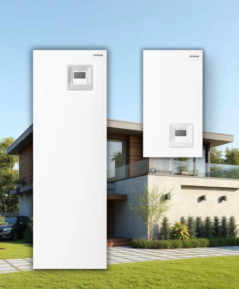 podłączona pompa ciepła